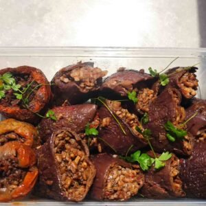 Kuru Patlıcan Dolması